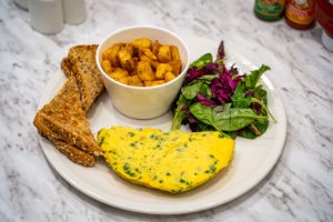 Spinach Omelette