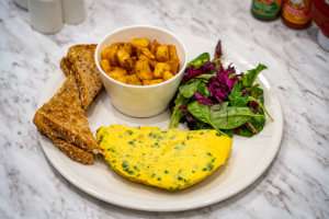 Spinach Omelette